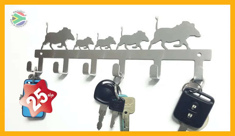 Warthog Family 6 hook key hook