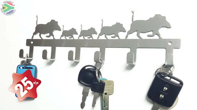 Warthog Family 6 hook key hook