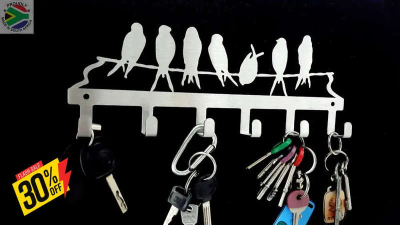 Birds on a branch 6 hook key hook