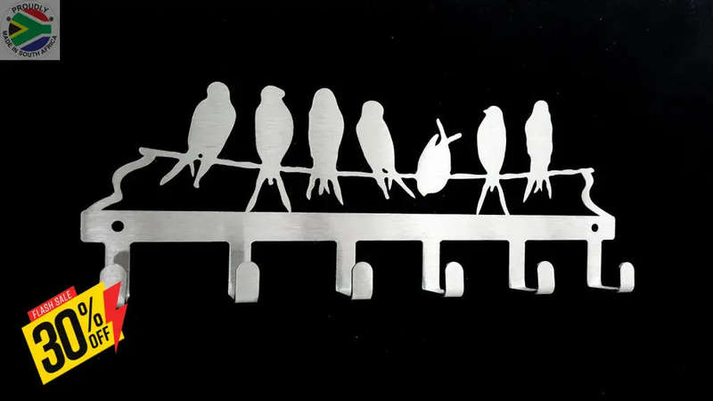 Birds on a branch 6 hook key hook