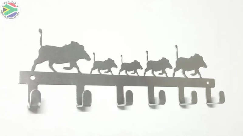 Warthog Family 6 hook key hook