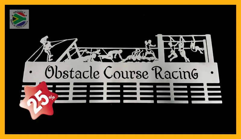Obstacle Course Racing 48 tier medal hanger (Made-To-Order)