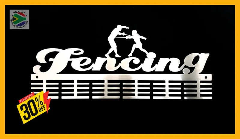 Fencing 48 tier medal hanger