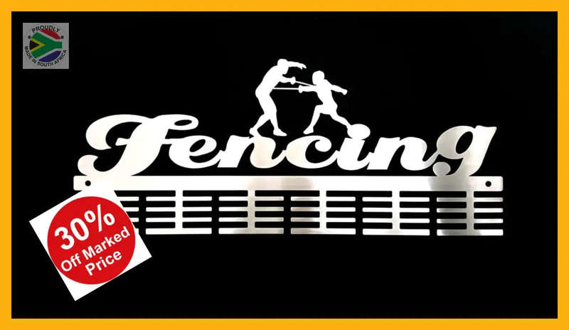 Fencing 48 tier medal hanger