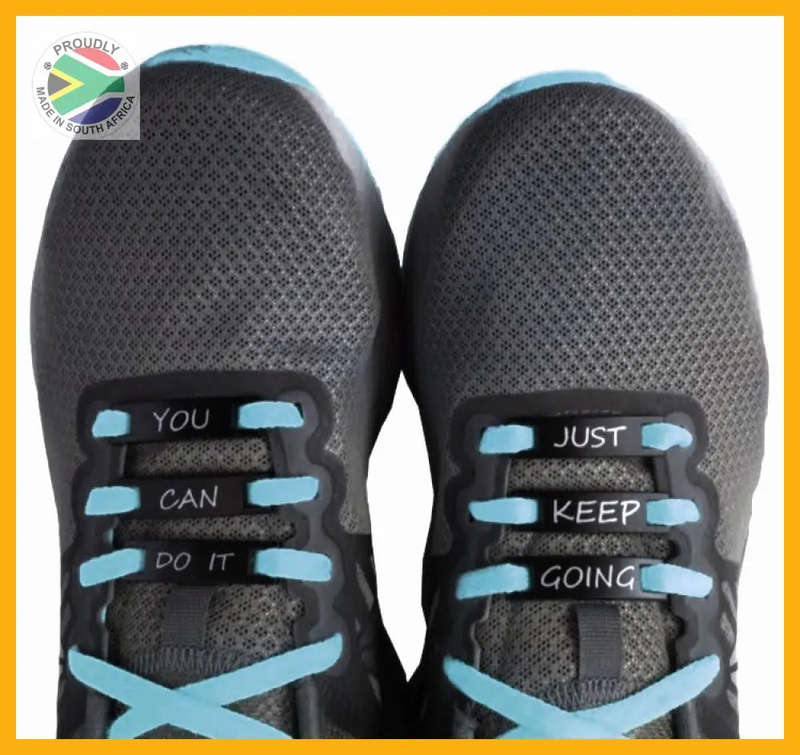 Just keep going you can do it Shoelace Tag Set