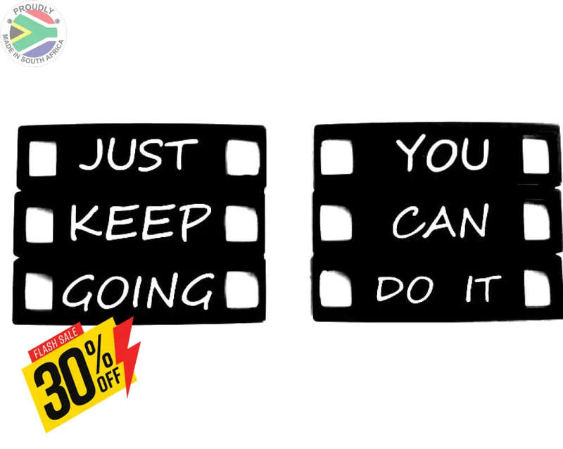 Just keep going you can do it Shoelace Tag Set
