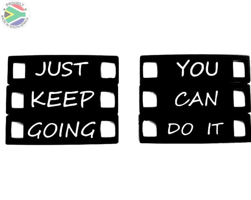 Just keep going you can do it Shoelace Tag Set