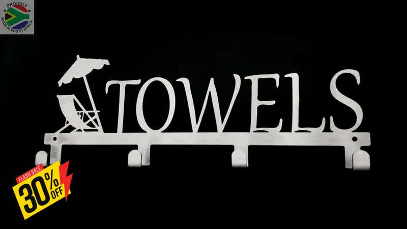 Towels Deckchair 4 Hook Towel Hanger