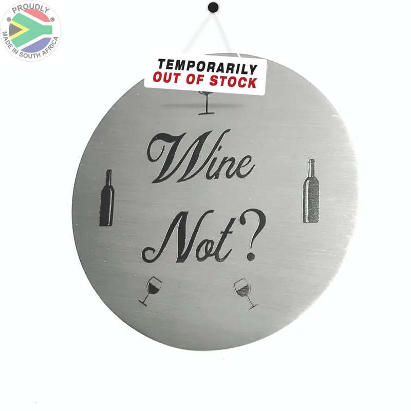 Wine Coasters laser etched in stainless steel