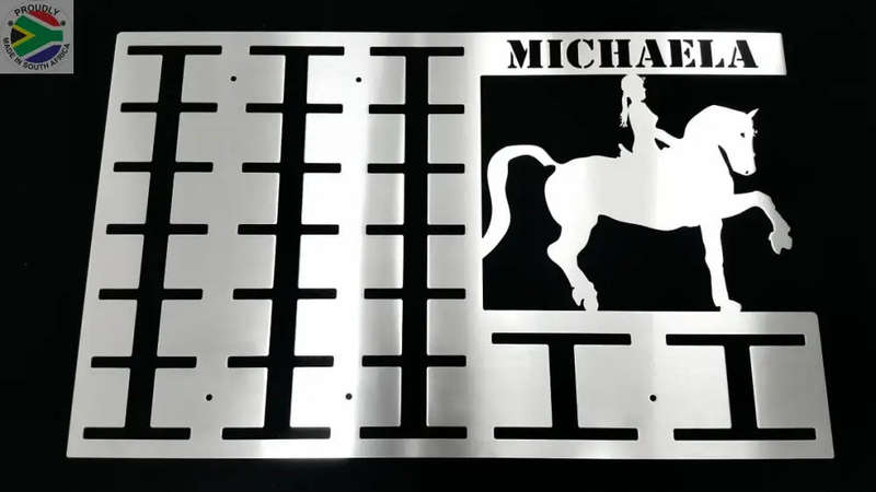 Personalized Horse Rosette Hangers