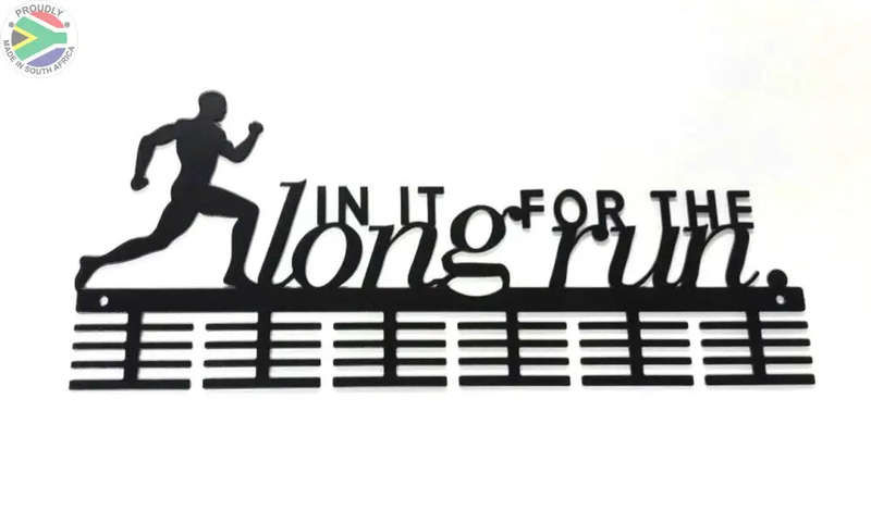 In it for the long run 48 Tier Medal Hanger