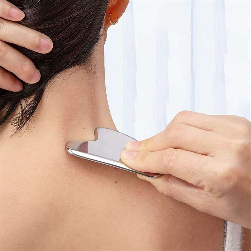 Gua Sha Stone - Stainless Steel