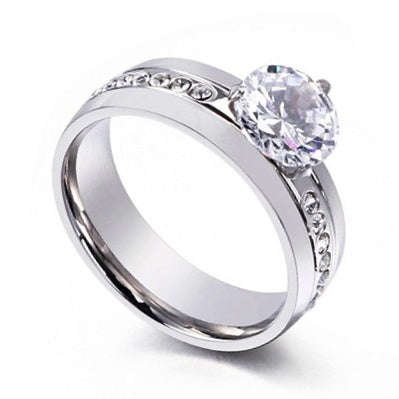 Stunning 1.50ct Solitaire Engagement Ring Pave Setting. Size 6/M