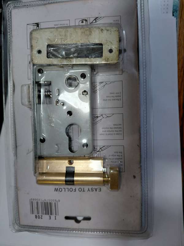 High Quality Door Handles with Cylinder Lock Set