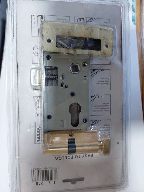 High Quality Door Handles with Cylinder Lock Set