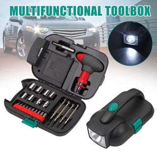 24 PCS Portable Flashlight Tool Box Set