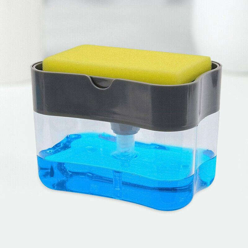 2-in-1 Soap Pump Dispenser and Sponge Caddy