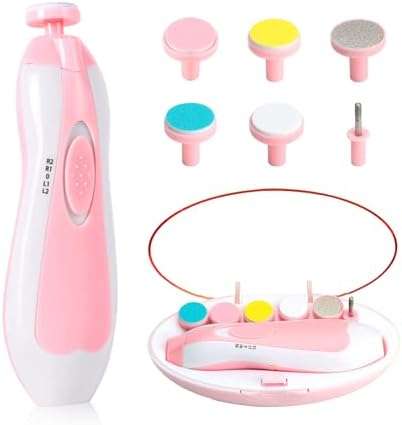 Electric Baby Nail Clippers Nail File Trimmer Set