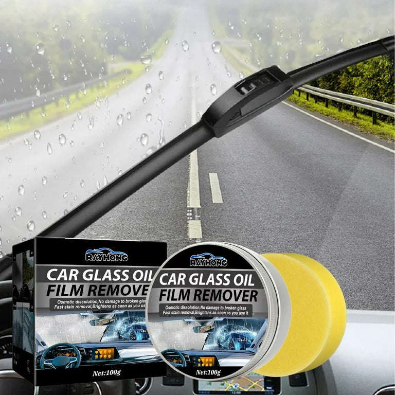 Crystal Clear Car Windshield Oil Film Remover