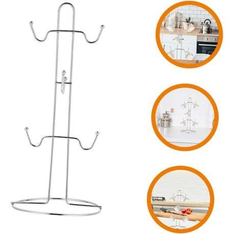 Multi-Purpose 6-Hooks Hanging Cup Stand