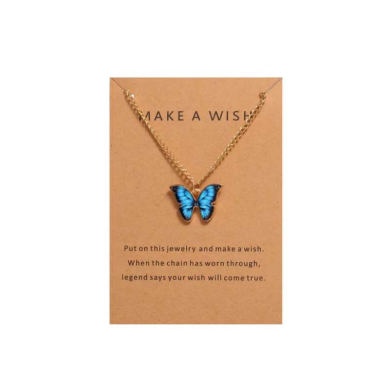 Make A Wish Butterfly Necklace