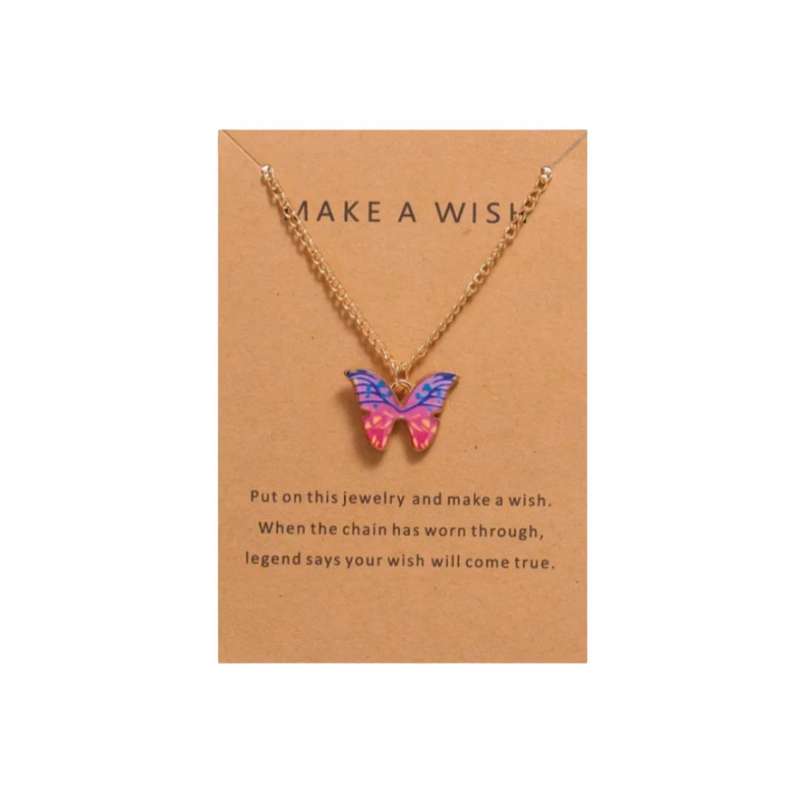 Make A Wish Butterfly Necklace