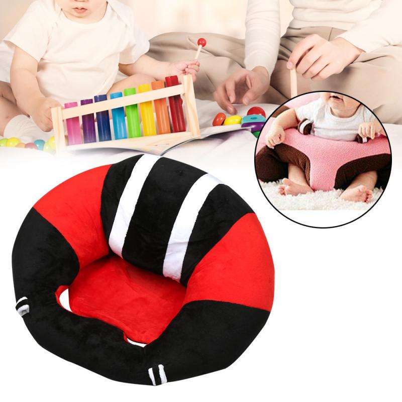 Baby Seat Support Pillow - Red & Black