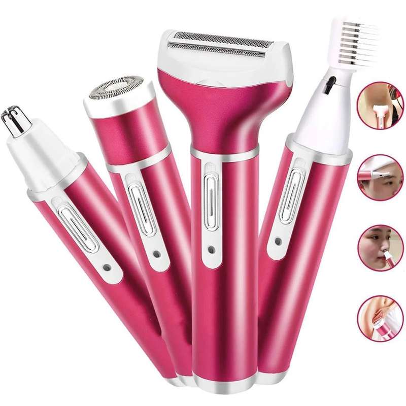 4-in-1 Women's Electric Shaver Set