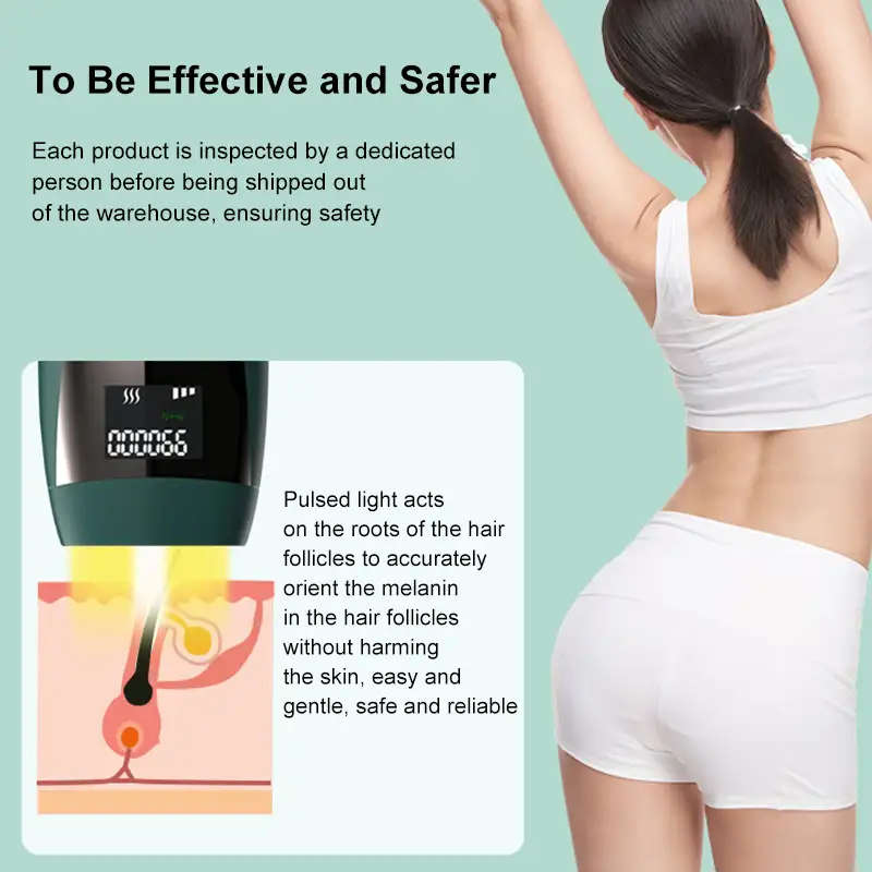 Permanent Laser Photon Epilator Hair Removal Device