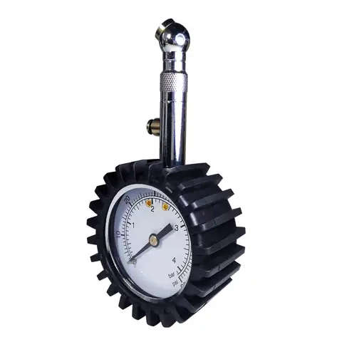 Heavy Duty Tyre Pressure Gauge with Integrated Bleed Valve 60PSI