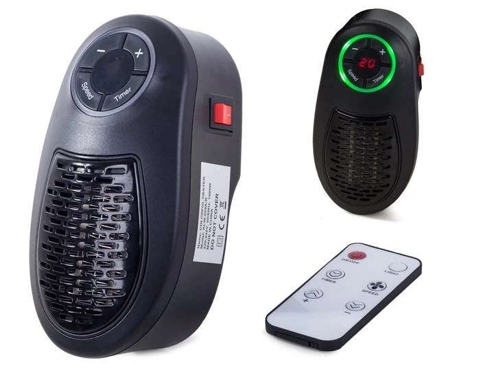 1000w Colorful Wall-Outlet Electric Heater