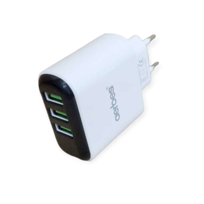 Smart 3 Port USB Fast Charger 3.0A