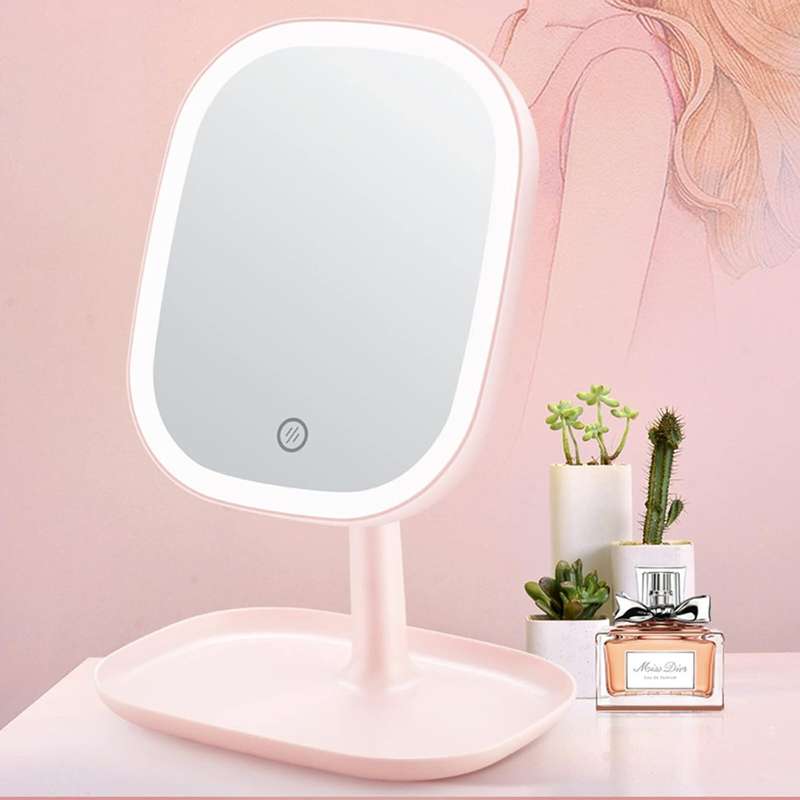 Multifunction Makeup Mirror With LED Light