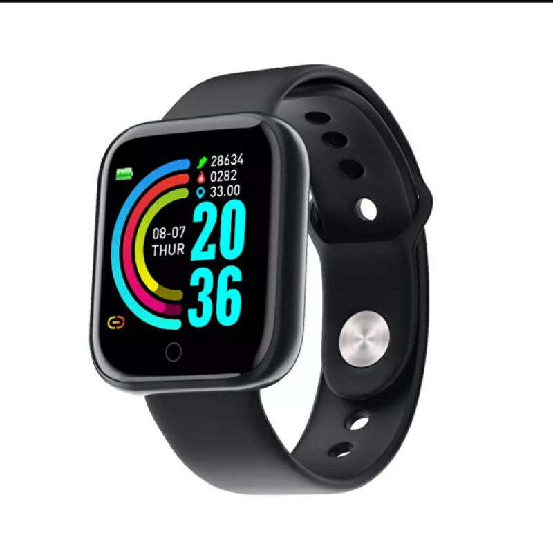Waterproof Smart Watch Fitness Bracelet - Square face