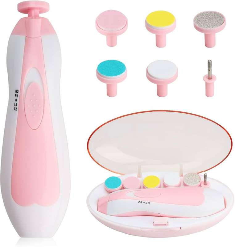 Electric Baby Nail Clippers Nail File Trimmer Set