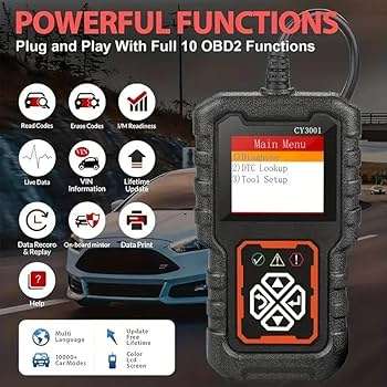 CY3001 Multifunction OBD2 Auto Diagnostic Scanner Tool with Bluetooth