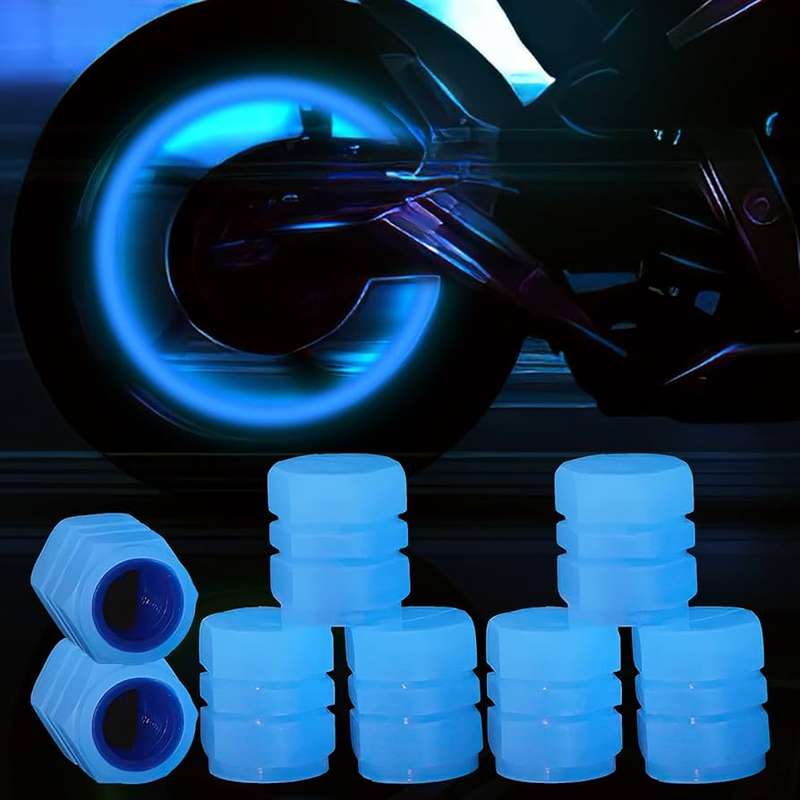 Luminous Glow-in-the-Dark Tyre Valve Cap