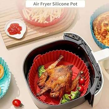 Non-Stick Reusable Silicone Air Fryer Liner Mat