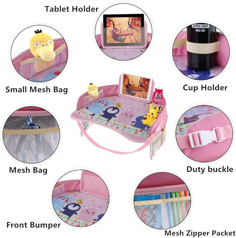 Kids Snack and Play Travel Tray