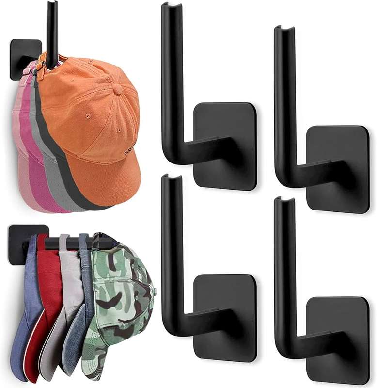 Wall Mount Hat and Key Hook - Easy Install