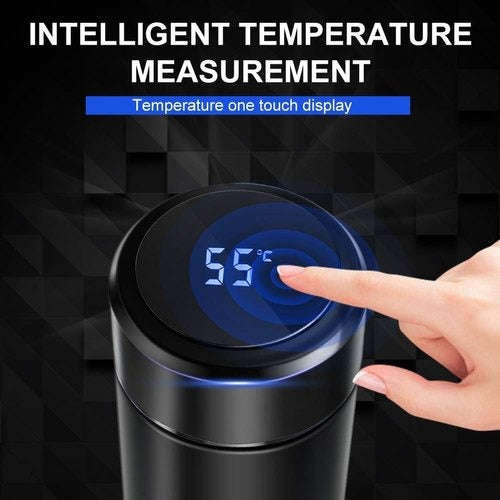 Stainless Steel Thermo Water Bottle with Temperature Display 500ml