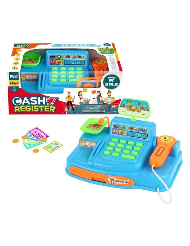 Play-Set Cash Register With Light & Sound