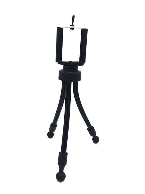 Mini Flexible Tripod With Clip Mount Holder For Mobile Phones
