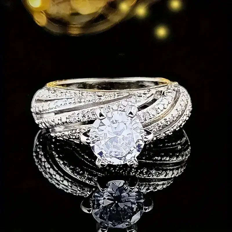 Cubic Zirconia Rings Set - Size 5