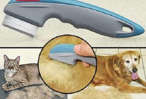 Professional Gentle De-Shedding Tool For Cats And Dogs