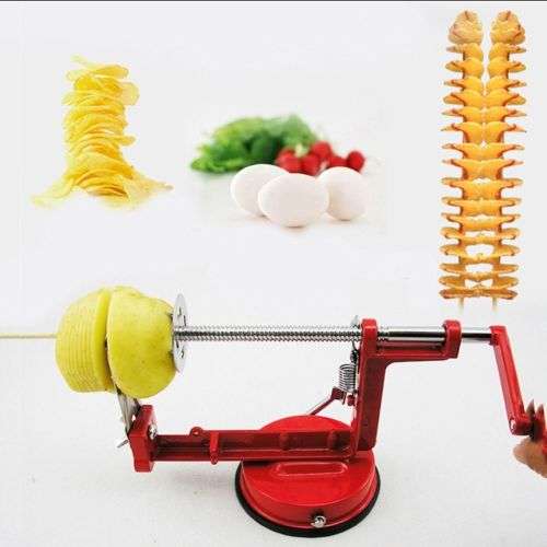 Stainless Steel Potato Chips Cutter Spiral Tornado Twister