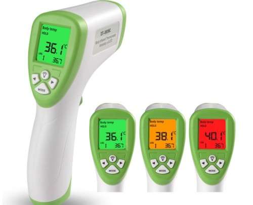 Non-Contact Body, Object and Liquid Temperature Infrared Thermometer