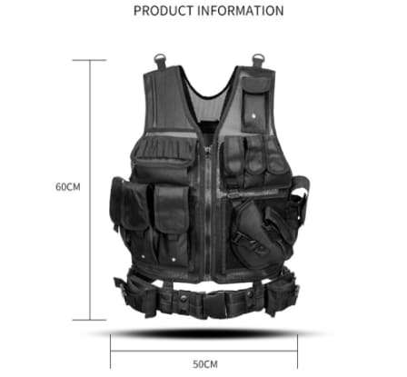 Tactical Molle Plate Carrier Vest