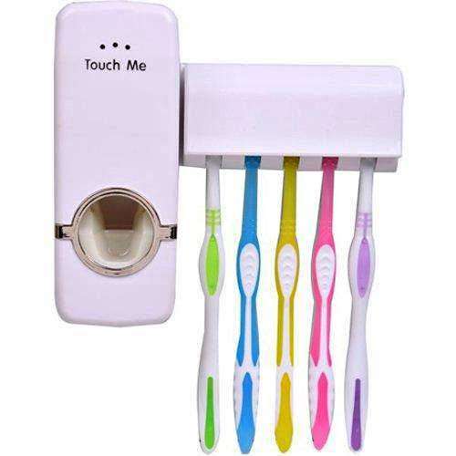 Automatic Toothpaste Dispenser + Toothbrush Holder - Type A