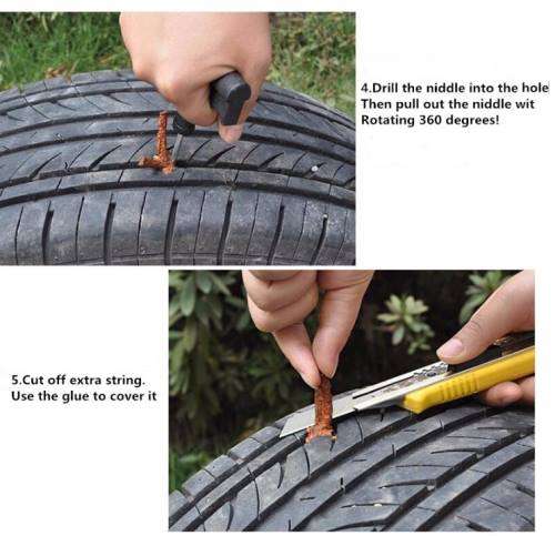 Tubeless Tire Puncture Repair Kit